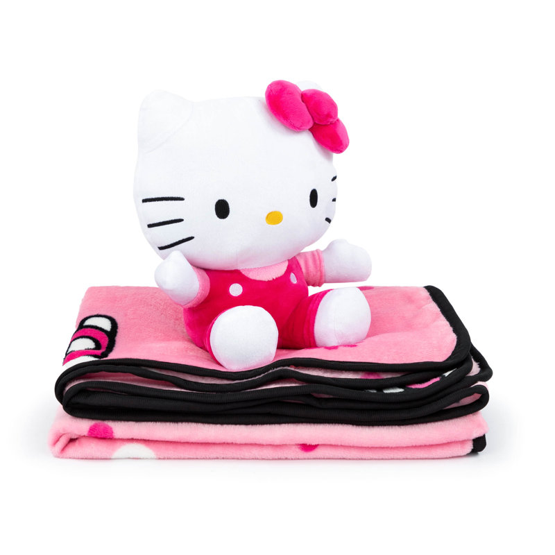 Sanrio Hello Kitty Hello Girly Travel Throw Pillow Set Wayfair